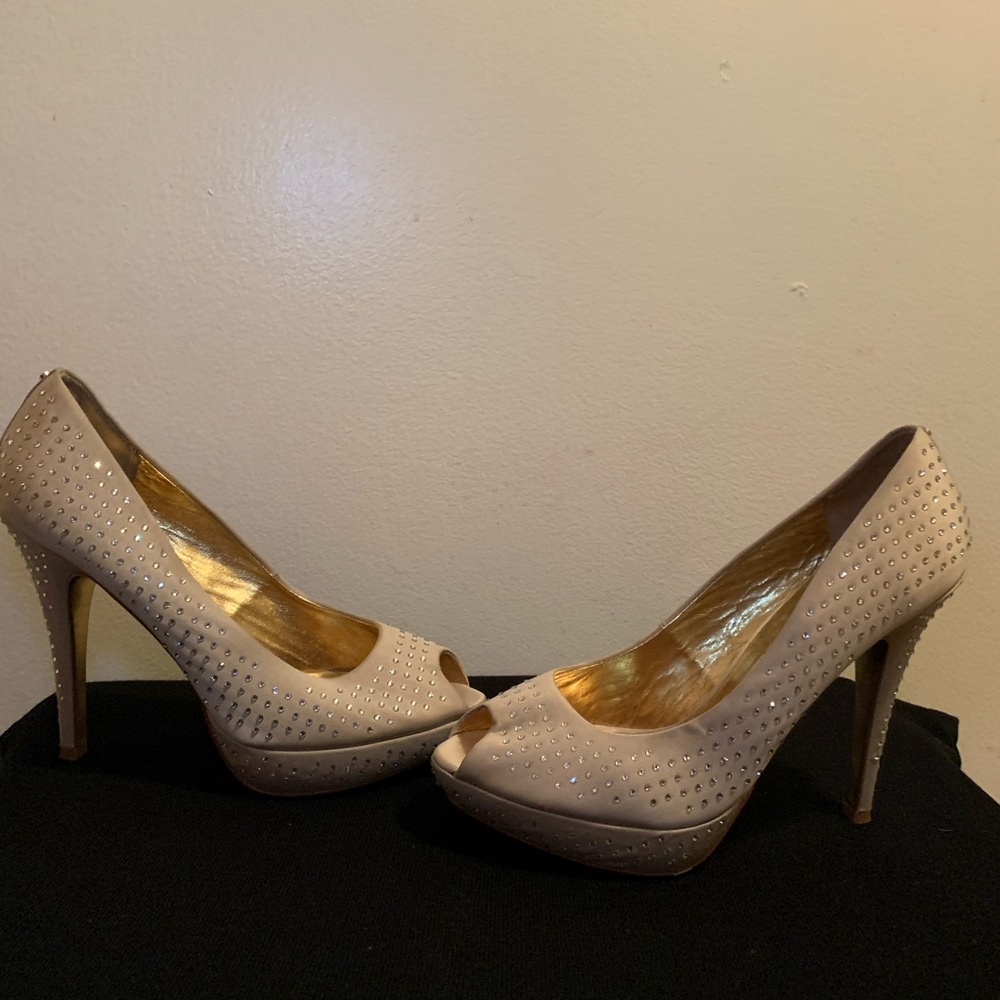 Ted Baker Rhinestone Studded Platform Heels